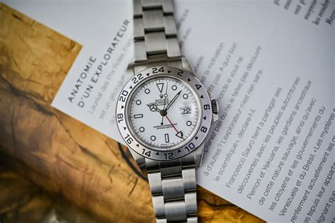 rolex 16570 white dial on strap|rolex explorer 2 white dial.